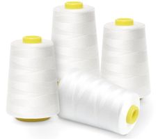Overlockgarn, 5000m, Polyester - weiss A502