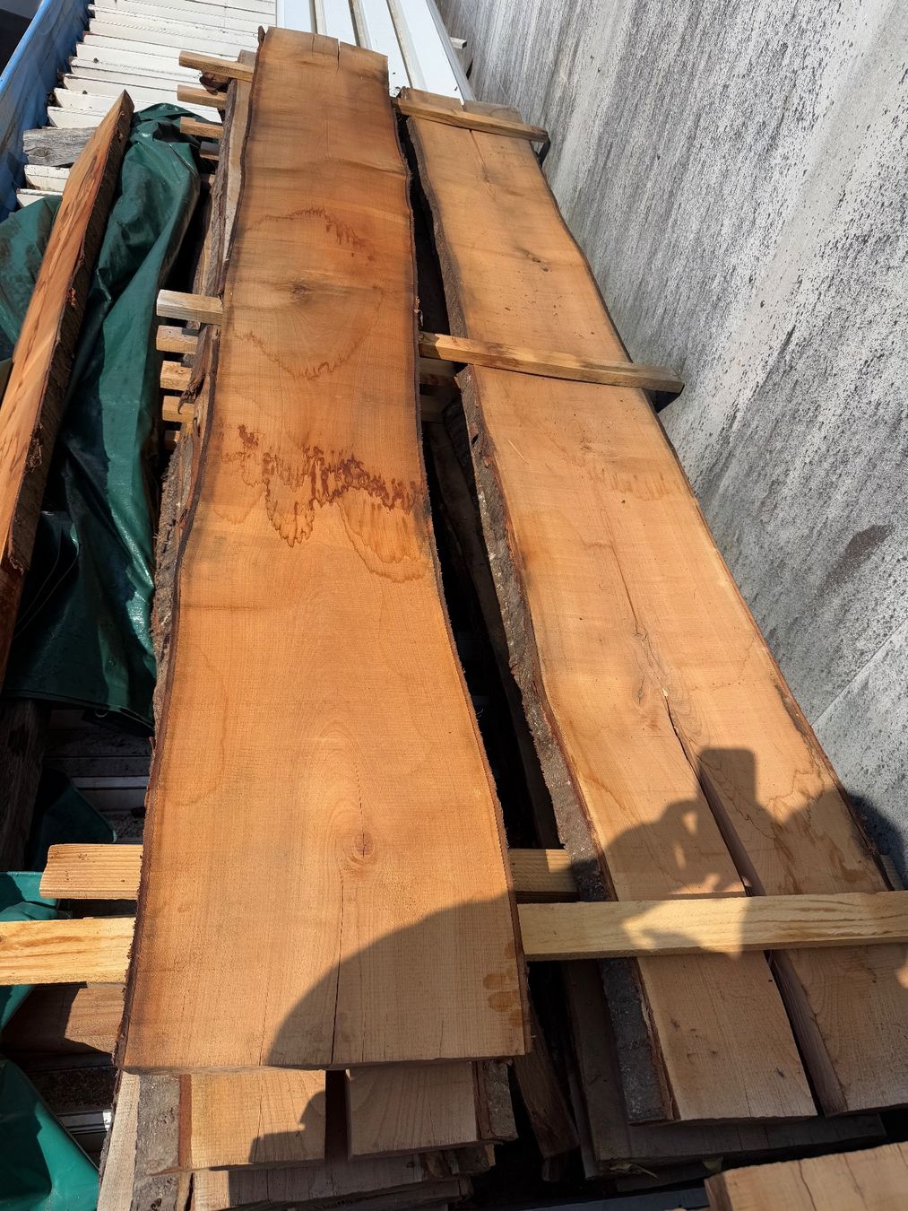 Holzartikel: Waldkirschbaum Klotzbretter trocken – Gebraucht aus Holziken von Timbergrizzly 1