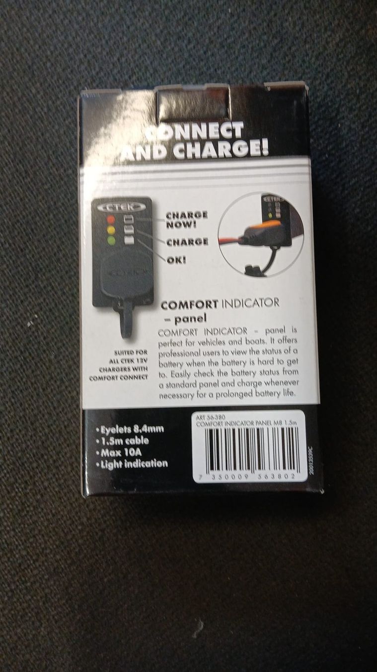 Ctek Caricabatterie: CTEK Comfort Indicator Panel - Neu & Originalverpackt – Nuovo e nell'imballaggio originale da Mellingen venduto da Hondavtr 1