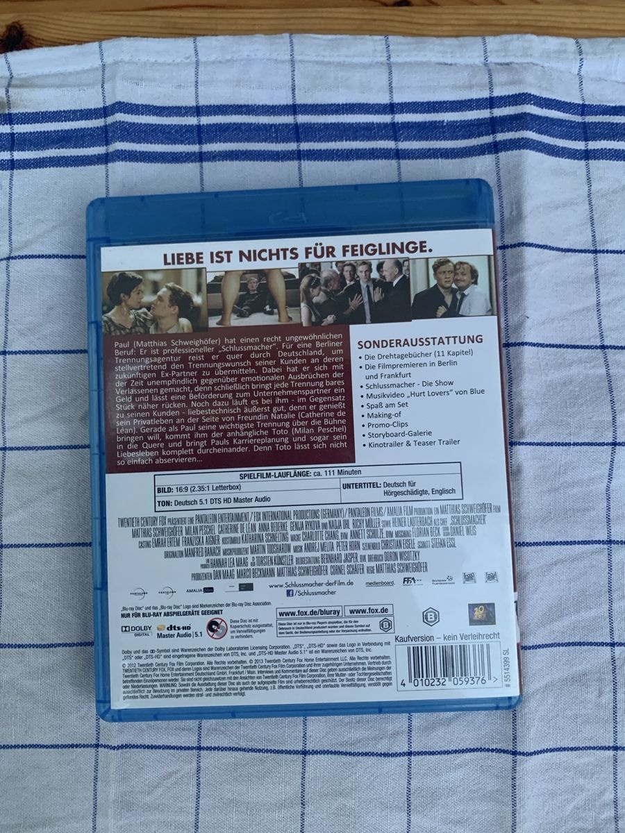 Tutti i DVDs: Schlussmacher Fan Edition Blu-ray neuwertig – Usato da Bärschwil venduto da Ranron1970 1