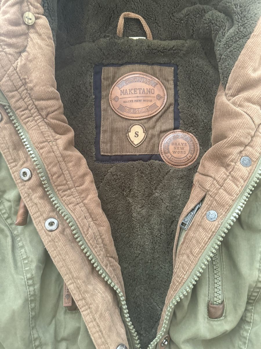 Naketano Cappotti: NAKETANO Parker Winter Jacke Mantel S – Usato da Bern venduto da Prelovedbyk 1