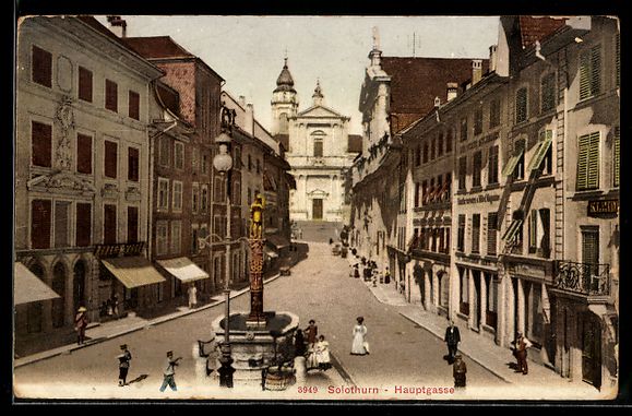 Cartoline postali: AK Solothurn, Hauptgasse – Usato da Berlin venduto da bartko-reher