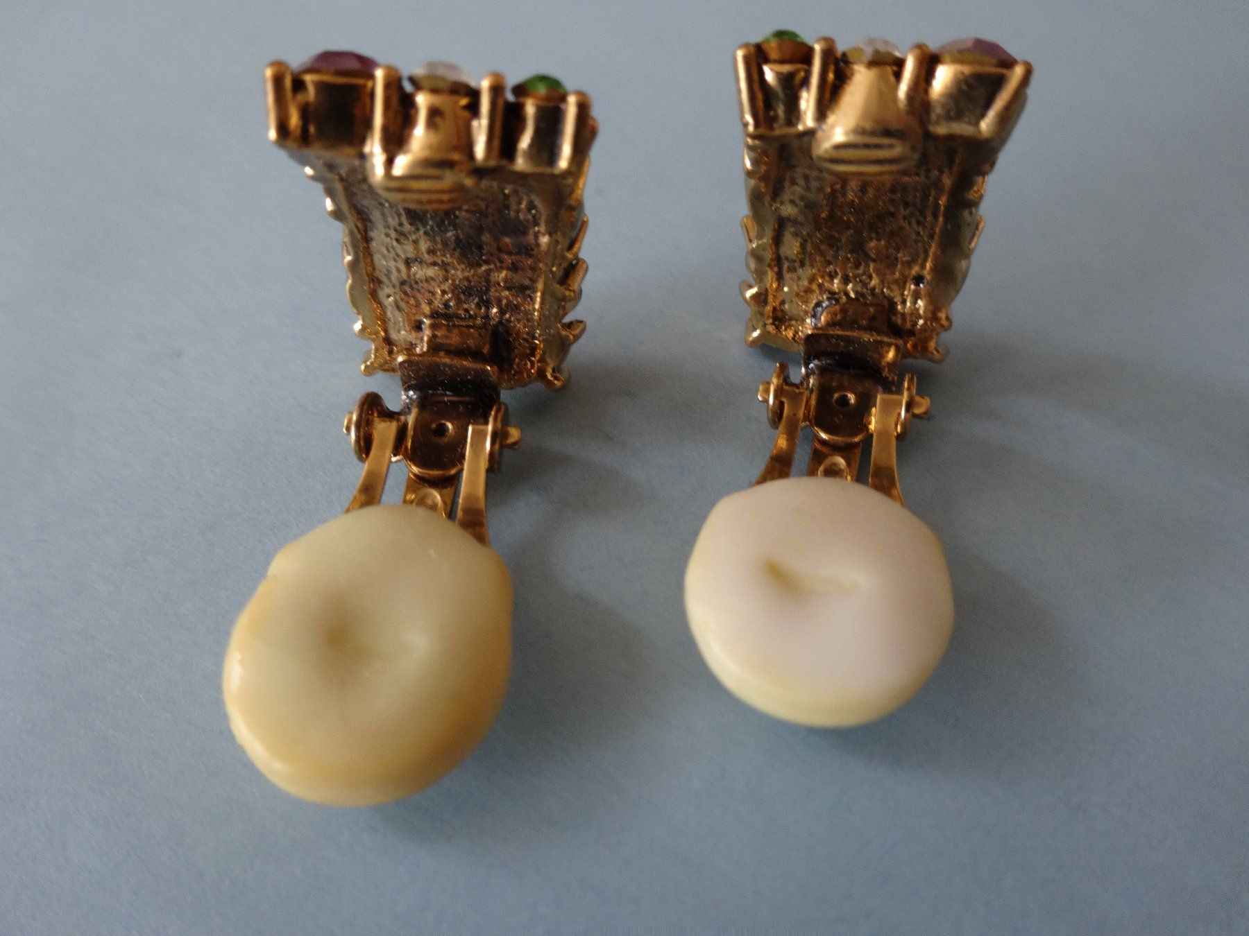 Orecchini pendenti & Orecchini a lobo: Ohrringe Vintage Modeschmuck – Usato da Neerach venduto da jenny062 1
