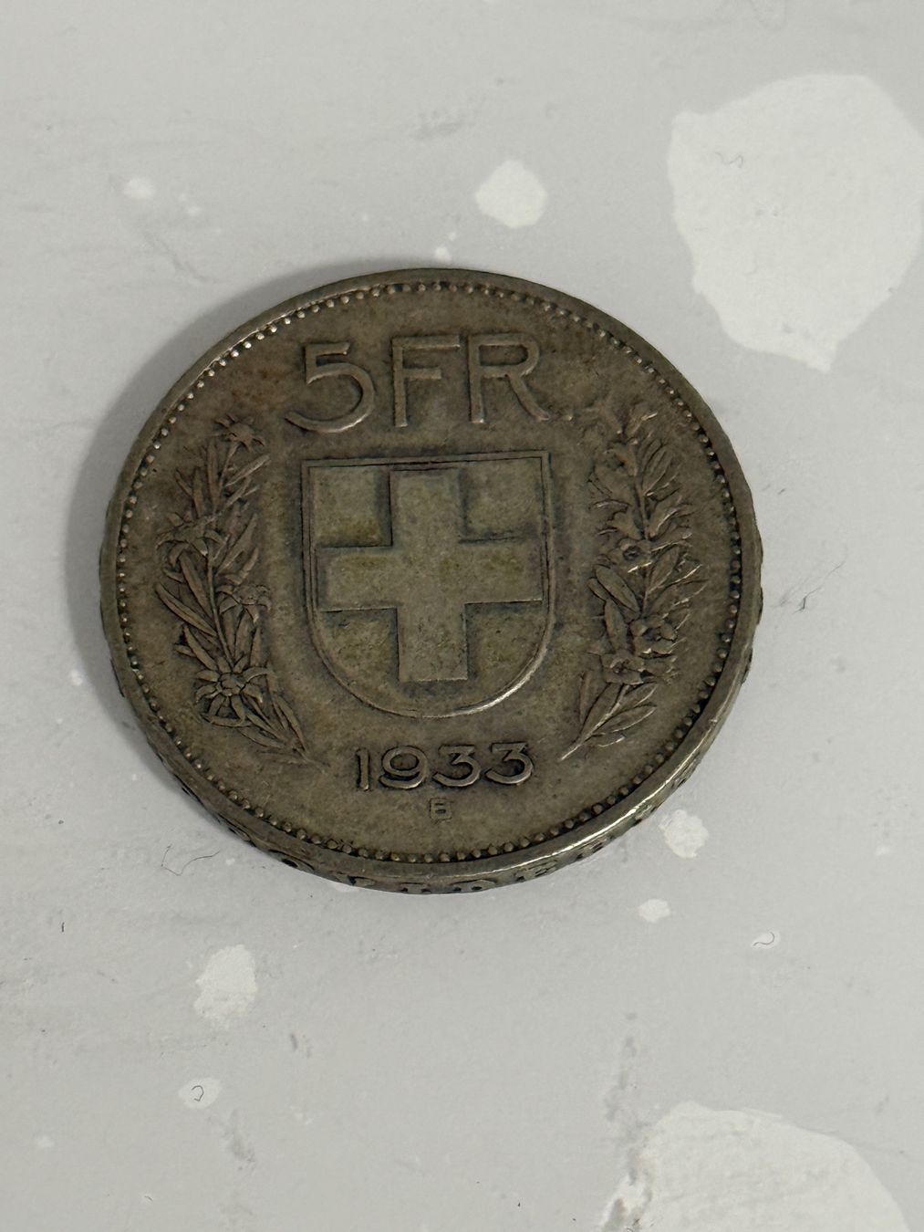 Tutti le monete: 5 Franken 1933  Silber – Usato da Wallisellen venduto da SWISS_SILVER1 1