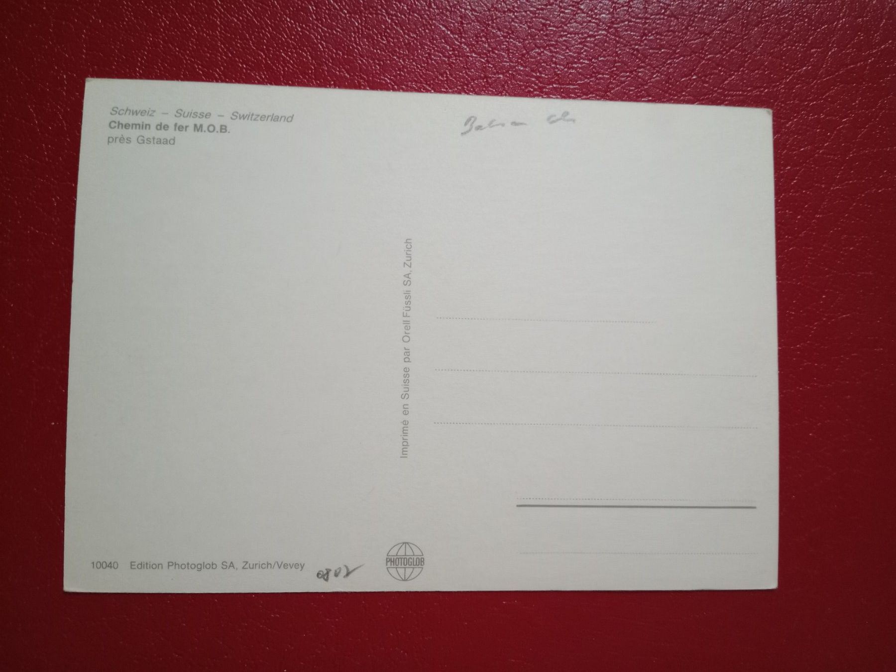 Cartoline postali: AK Bahn MOB Viadukt bei Gstaad – Usato da Küttigen venduto da Melisch1000 1