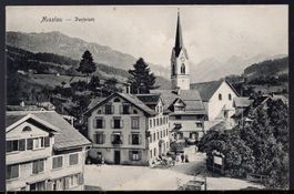 Nesslau 16.VIII.08  Dorfplatz