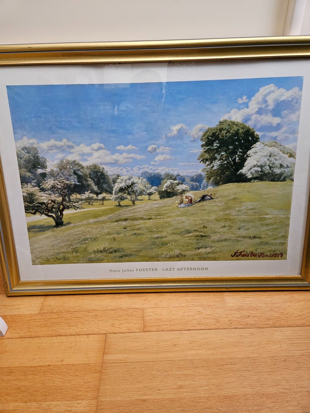 Dipinti: Bild Hans Julius Foester  1887 – Usato da Landquart venduto da Snug01