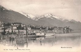 Muralto Locarno Battello schiff boot
