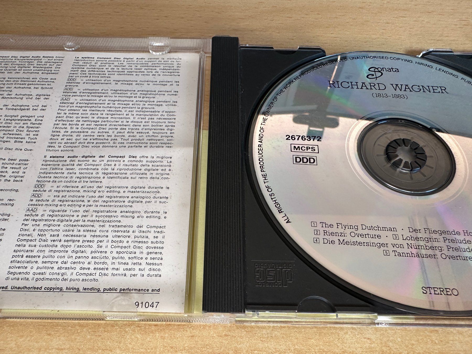 CD: A2 Richard Wagner – Overtures - Preludes – Usato da Rikon im Tösstal venduto da Alpenmutz 2