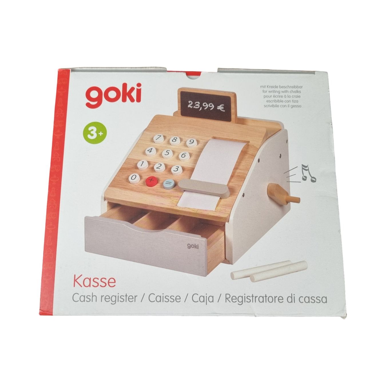 Spielzeuge: Goki Kaufmannsladenkasse – Neu (gemäss Beschreibung) aus Wangen b. Olten von Restwert_Wangen 4