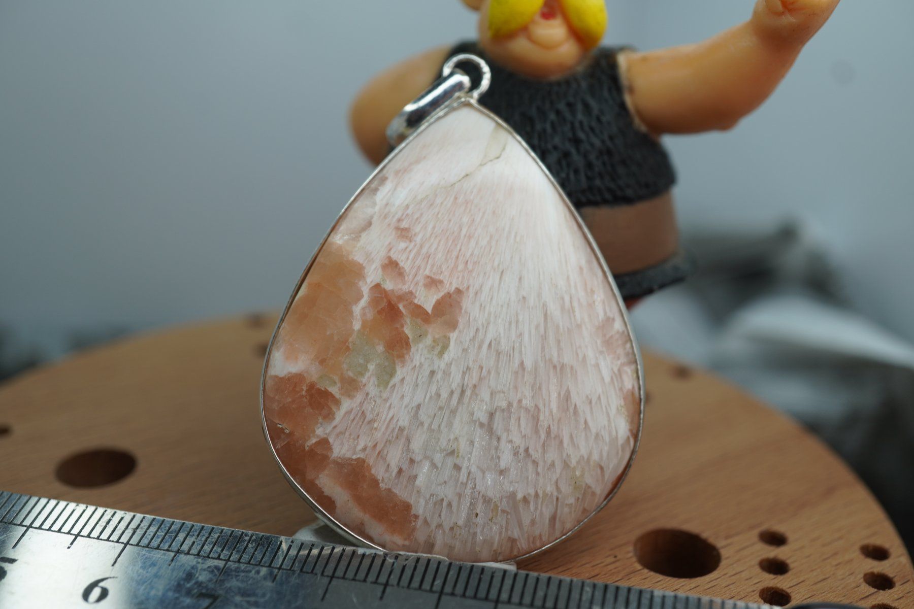 Mineralien & Heilsteine: Skolezit  925 Silber   Anhänger  "TOPSTONE" – Neu und originalverpackt aus Eschenbach SG von topstone 2