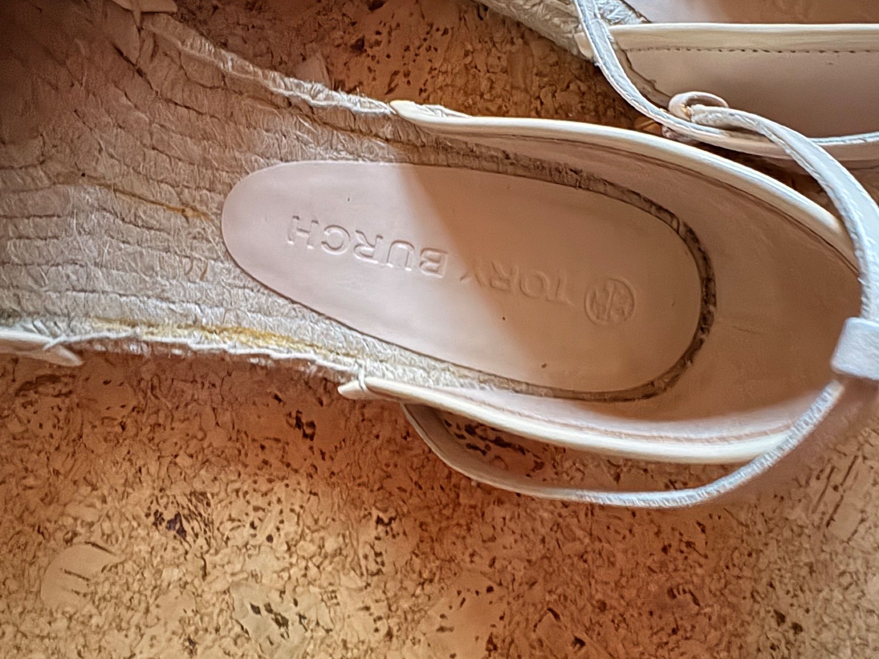 Tory Burch Scarpe da donna: Tory Burch Espadrilles Sandalen, Gr.9, Beige – Usato da Belp venduto da Federica13 2