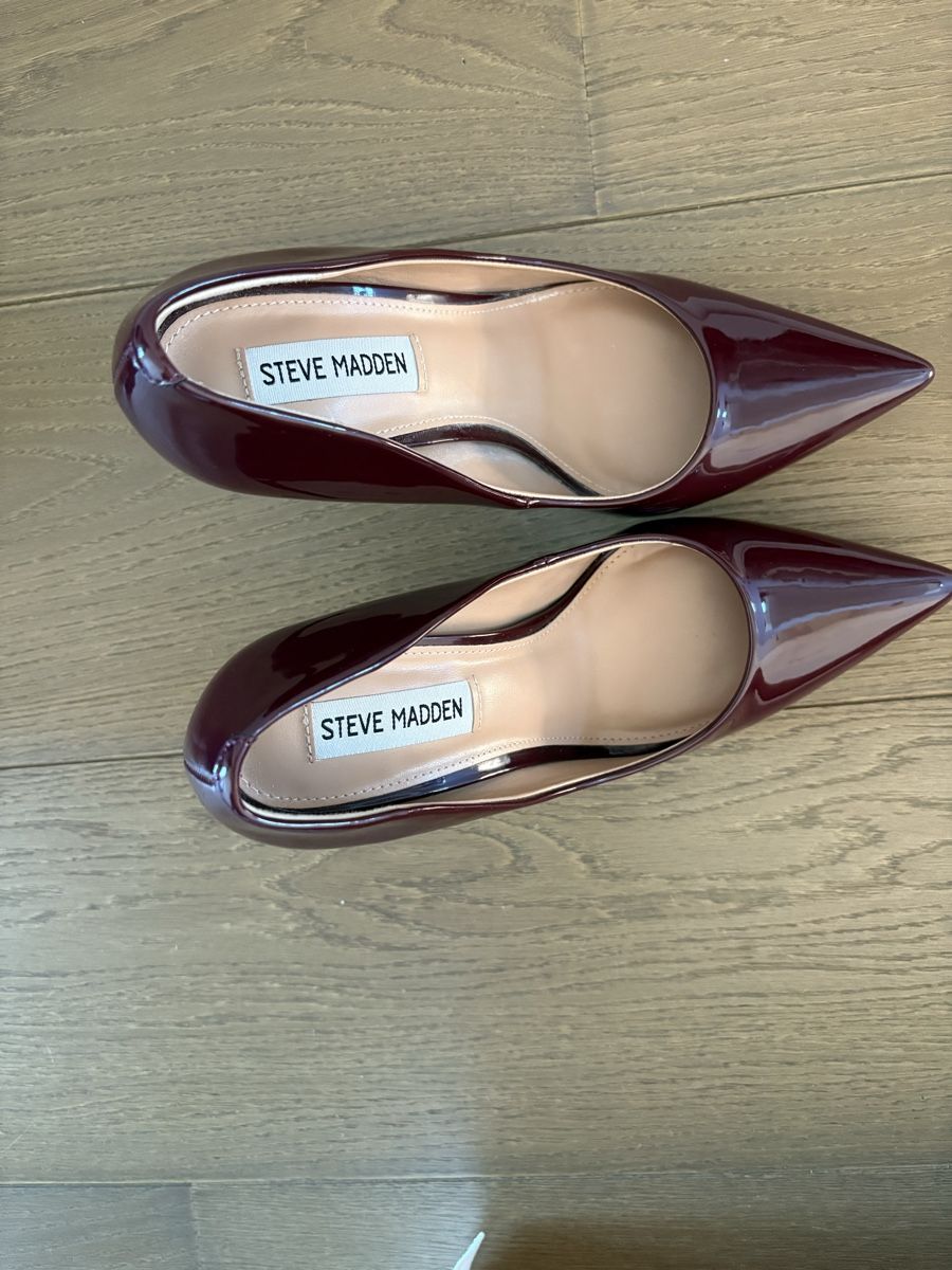 Steve Madden Scarpe da donna: Steve Madden Pumps, Gr. 38, Bordeauxrot, Lackleder – Nuovo (secondo la descrizione) da Eschenbach LU venduto da ann_928v 1