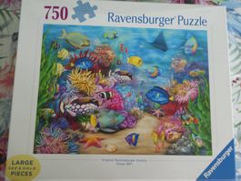 Tropical Reef Live Ravensburger-Puzzle 750 Teile (Grosse T.)
