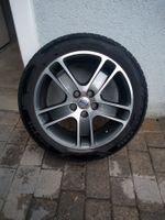 4 x jante aluminium Volvo montée avec pneu été 205/50 ZR17