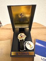 LORUS DISNEY Mickey Mouse Uhr Goldoptik neu vintage 90er rar