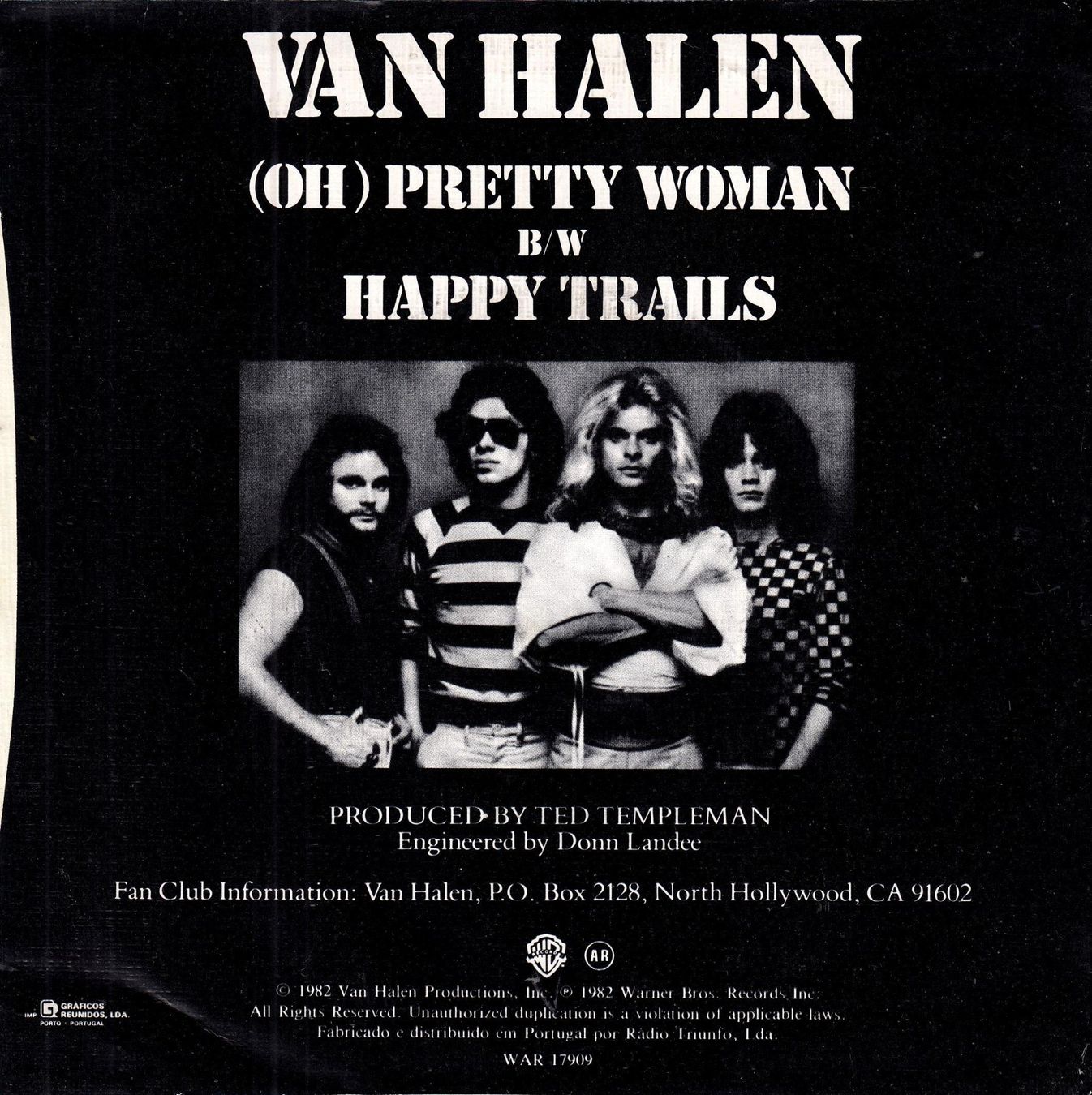 Schallplatten: Van Halen Vinyl Single von 1982 – Gebraucht aus Volketswil von Abcrecords 1