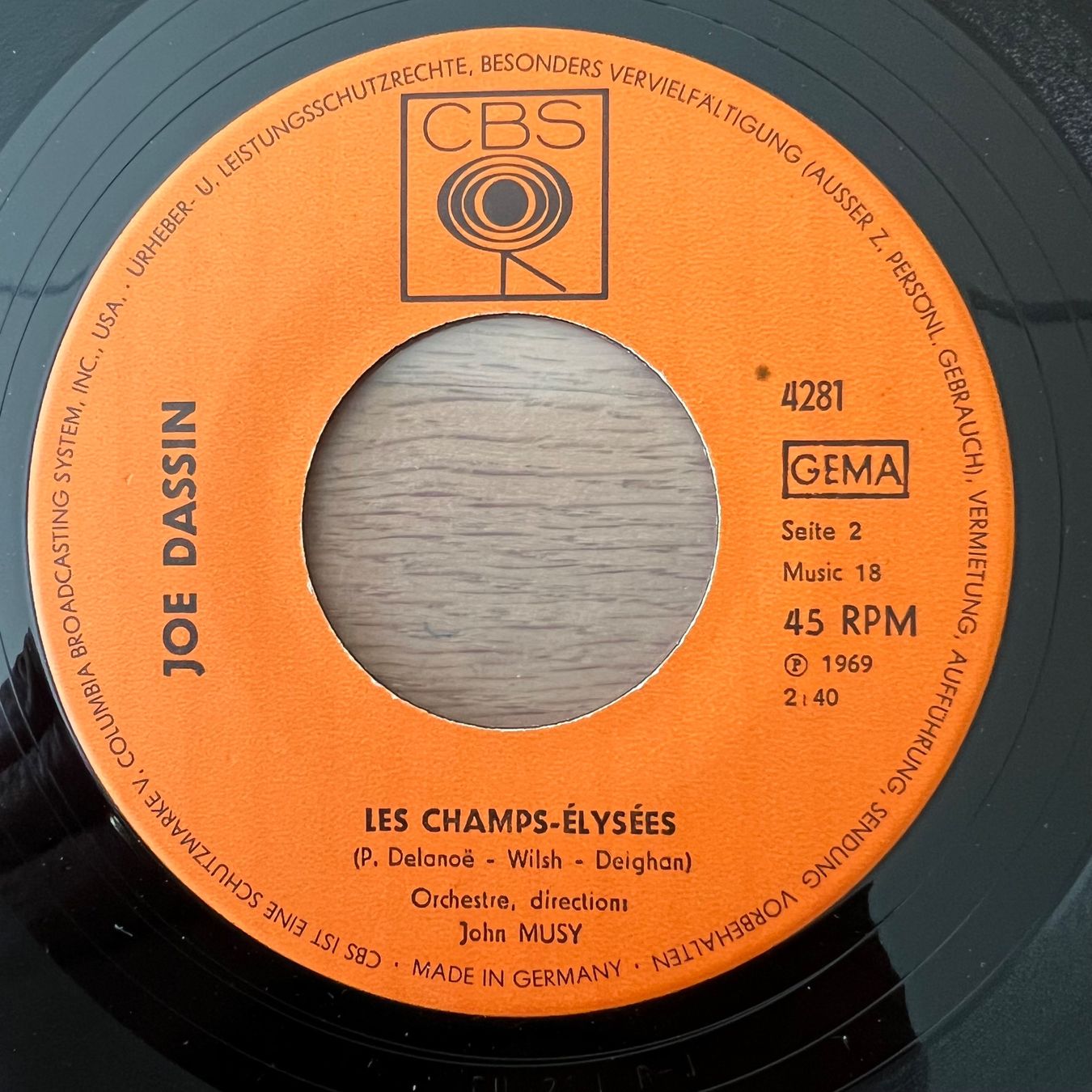 Dischi in vinile: Joe Dassin - Le Chemin De Papa / 1. D-Press. 1969 – Usato da Gais venduto da soundcave57 3