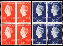 REGIERUNGSJUBILÄUM KÖNIGIN WILHELMINA'S **POSTFRISCH**-JJ275