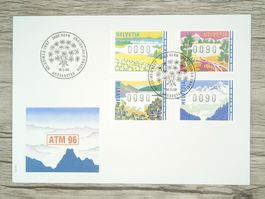 TR100 Enveloppe Suisse + Timbre 1996