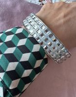 Calvin Klein Armreif M Silber mit Kristallen