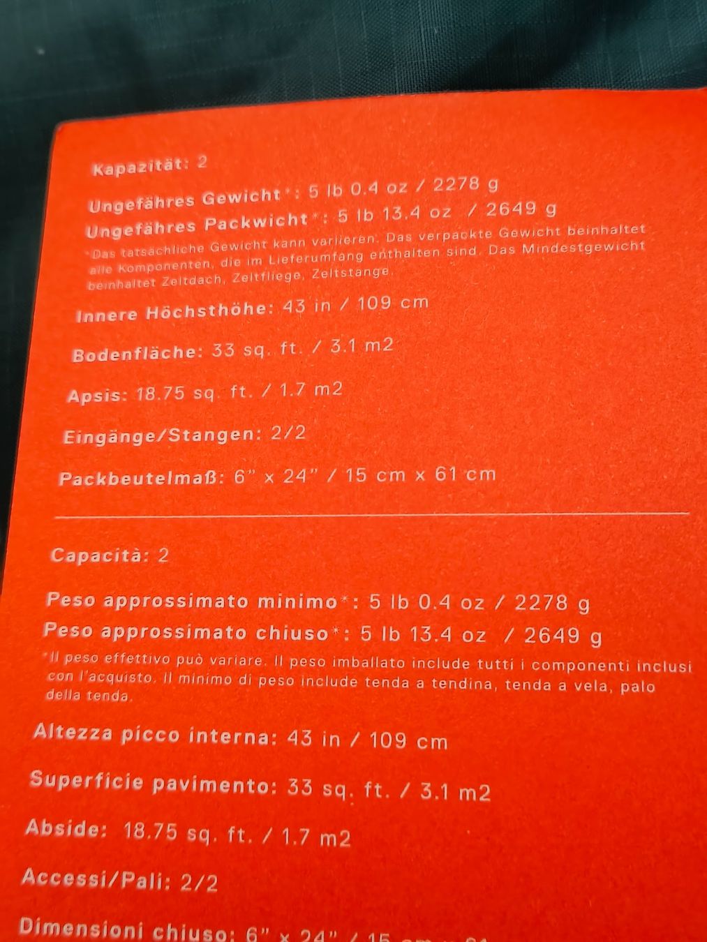 Zelte: Neues 2er Zelt – Neu (gemäss Beschreibung) aus Muttenz von christophkopp 6
