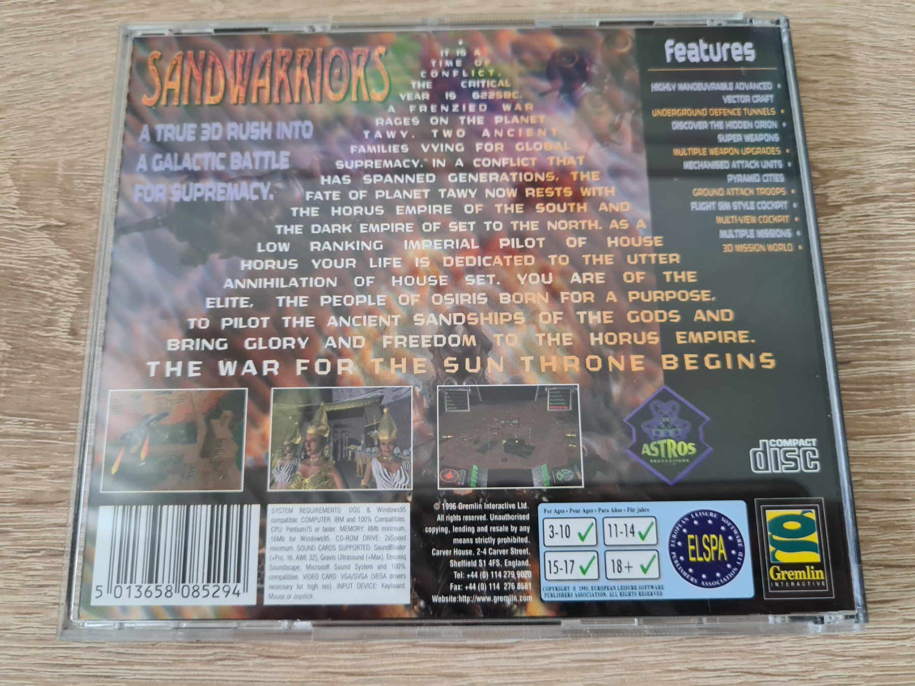 Giochi: Sandwarriors (English Cover) - PC – Usato da Carouge GE venduto da Gasco 1