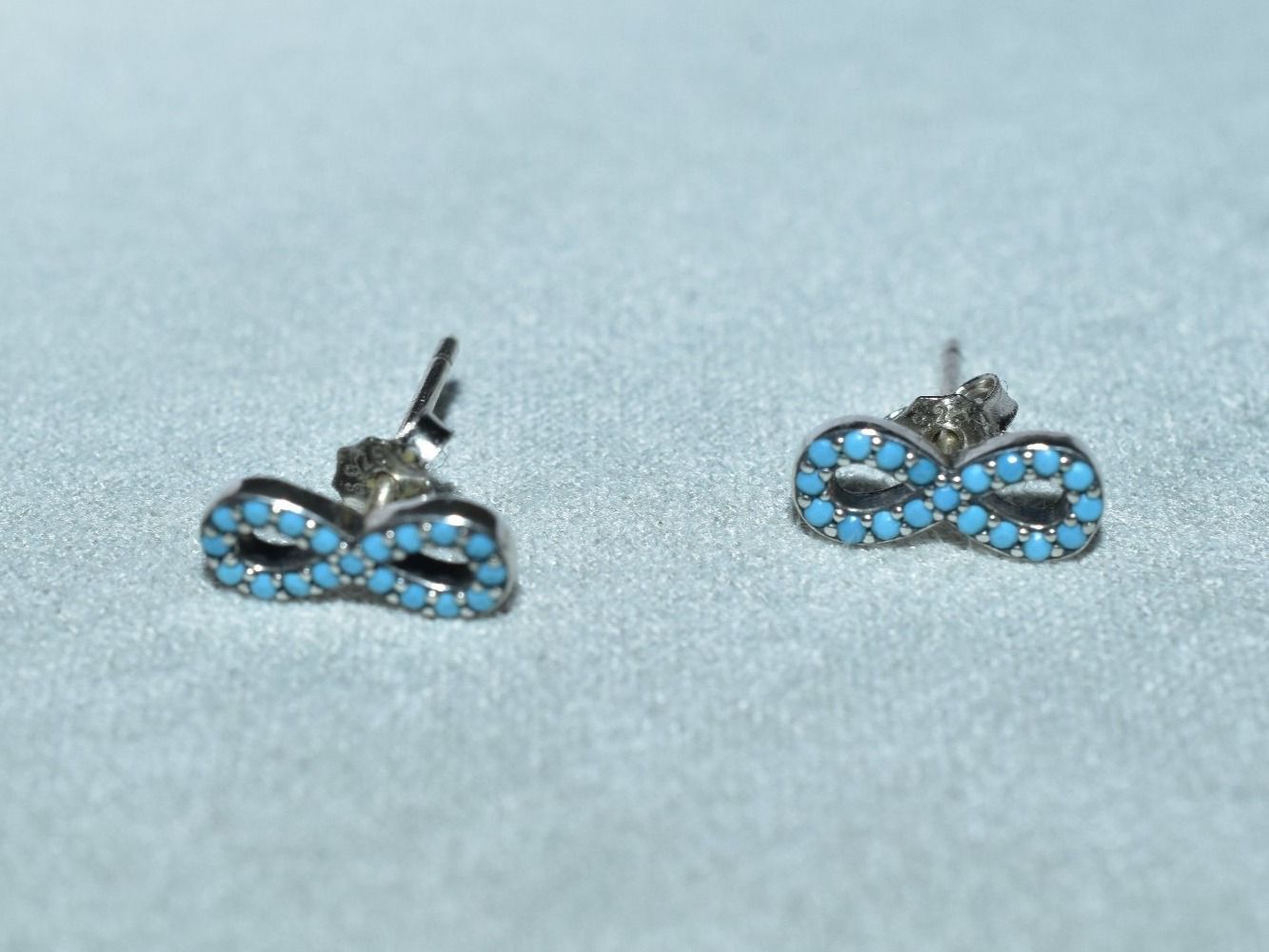 Orecchini pendenti & Orecchini a lobo: Ohrstecker mit Türkis aus Sterling Silber, Neu – Nuovo e nell'imballaggio originale da Laufen venduto da flowerfan