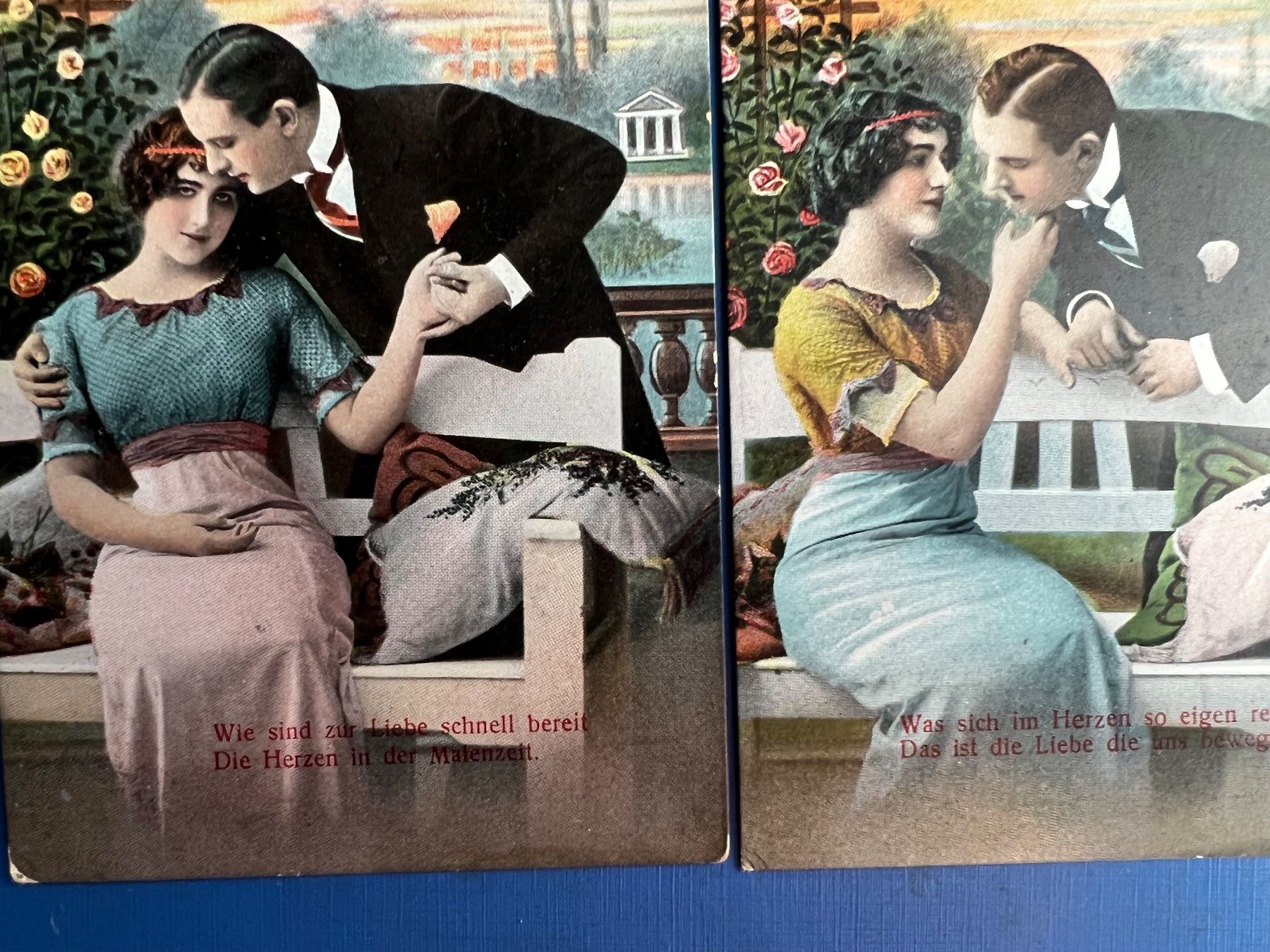 Ansichtskarten: 6 Ansichtskarten Verliebte ! Serie – Gebraucht aus Unterengstringen von Gustav03 2