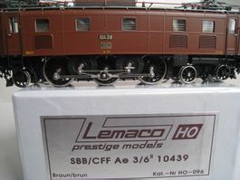 Lemaco Ae 3/6 II 10439, Historische SBB-Lok, HO 96