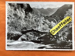 Alte Ansichtskarte Val Onsernone, Tessin, seltene Karte!