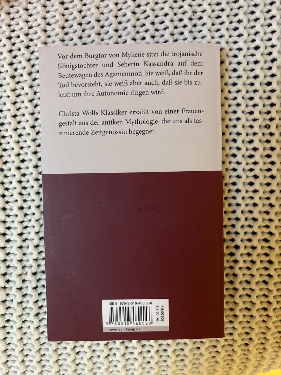 Bücher: Buch: Christa Wolf - Kassandra – Neu (gemäss Beschreibung) aus Sumiswald von fid_v269 1