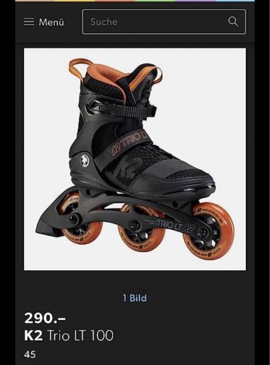 Inline Skates K2 Trio LT 100 Herren gr.46 | Kaufen auf Ricardo