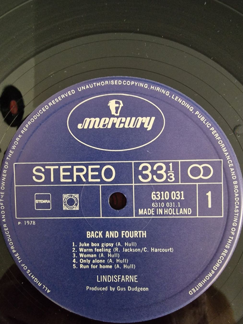 Dischi in vinile: Lindisfarne - Back and Fourth – Usato da Pfaffnau venduto da gunport 4