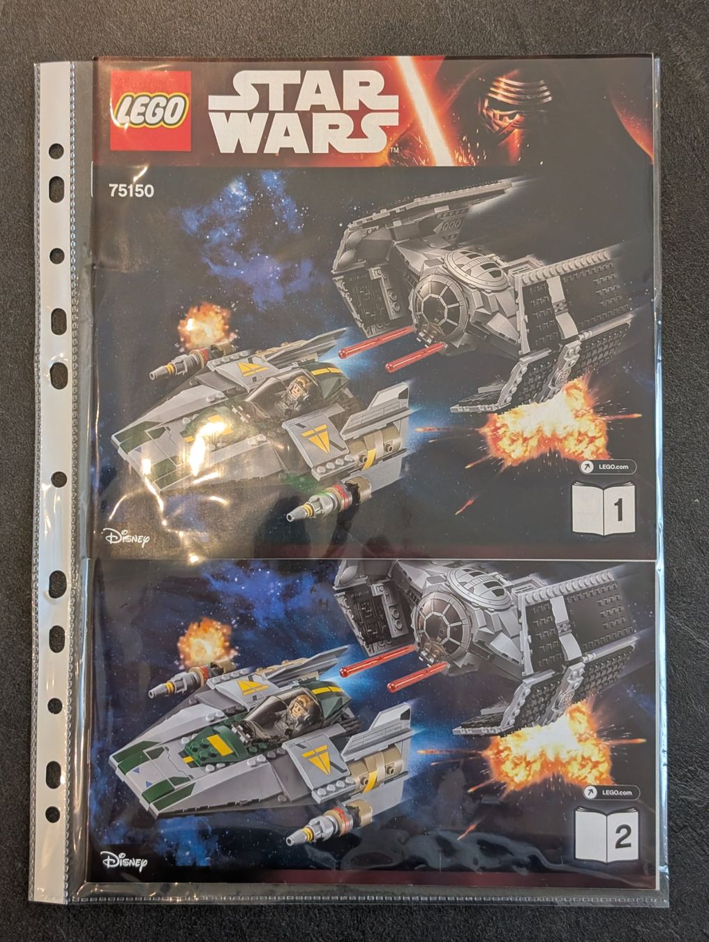 Lego Baukästen: LEGO Star Wars 75150 Vader's TIE Advanced vs. A-Wing – Gebraucht aus Wikon von Gizmozilla 3