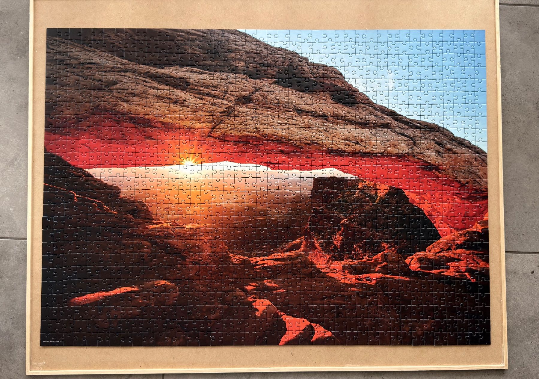 Puzzle: Puzzle 1000 pièces - Mesa Arch, Utah - Complet! – Usato da Chavannes-Renens venduto da Julian271052