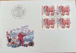 FDC 4er Block "Designed by Stubete Gäng"