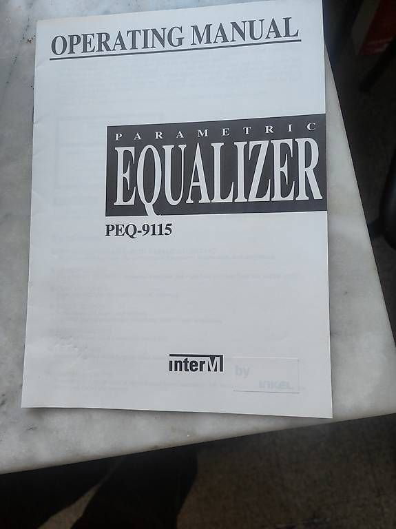 Equalizzatori: Egaliseur paramétrique × 2 – Usato da Chêne-Bougeries venduto da Bebe020