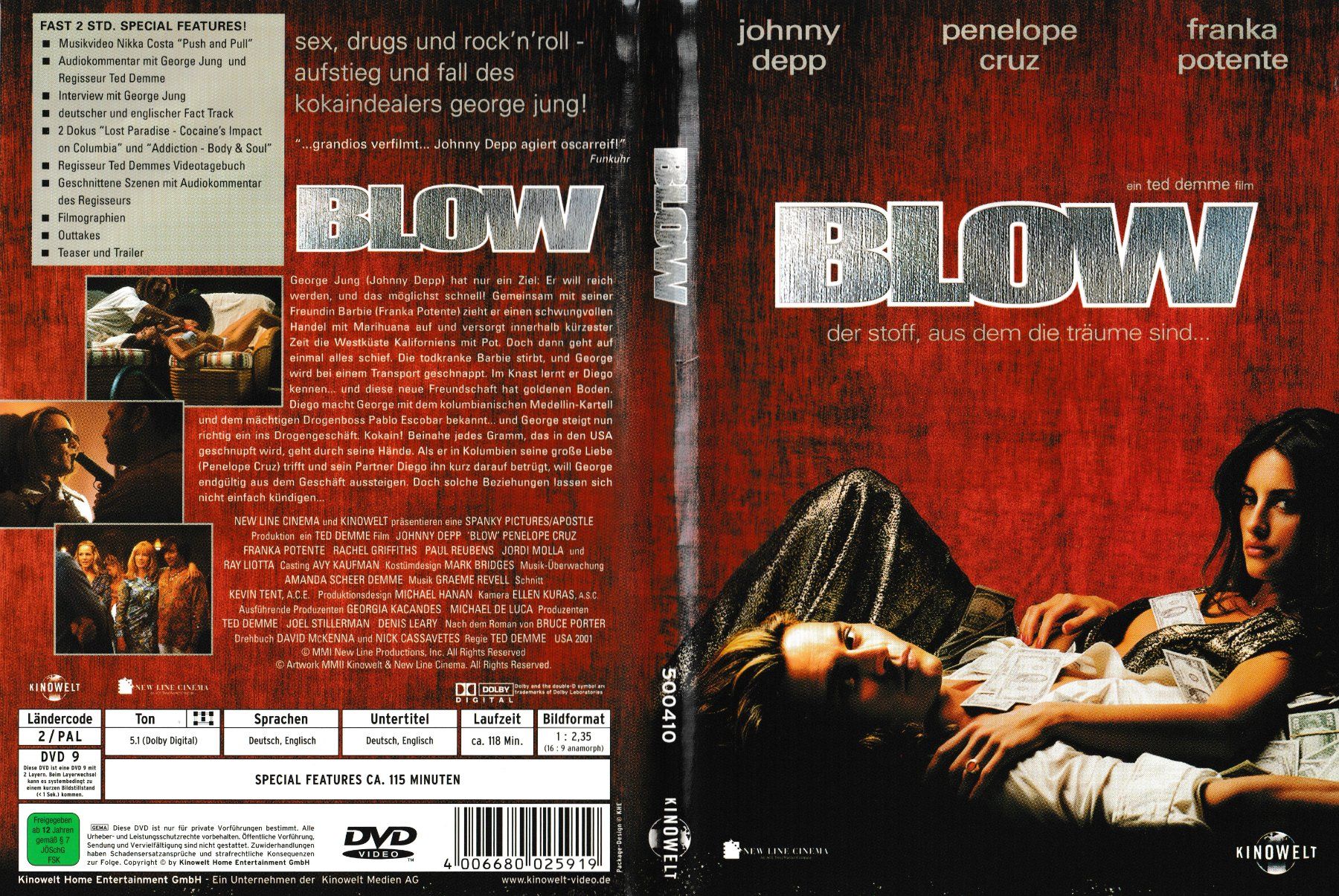 Tutti i DVDs: DVD - BLOW – Usato da Langnau am Albis venduto da MediaRescuerKeLoX