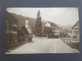 AK Buchs , SG, Kirche,Pfarrhaus,1920