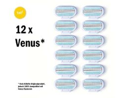 12 x Rasier-Klingen Rasierer, kompatibel mit Gillette Venus