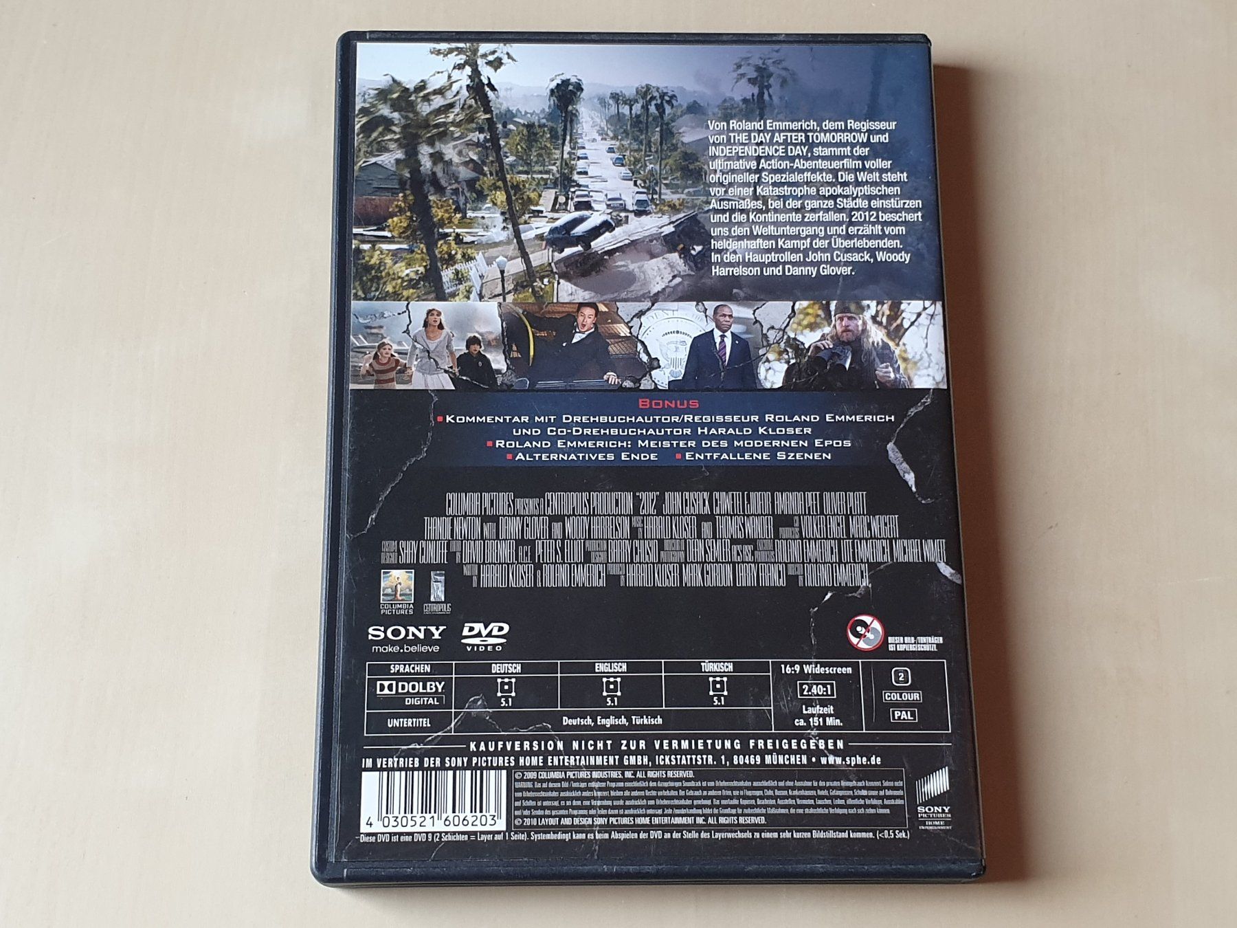Tous les DVDs: 2012 – D'occasion à Stansstad par collectorsshop 1