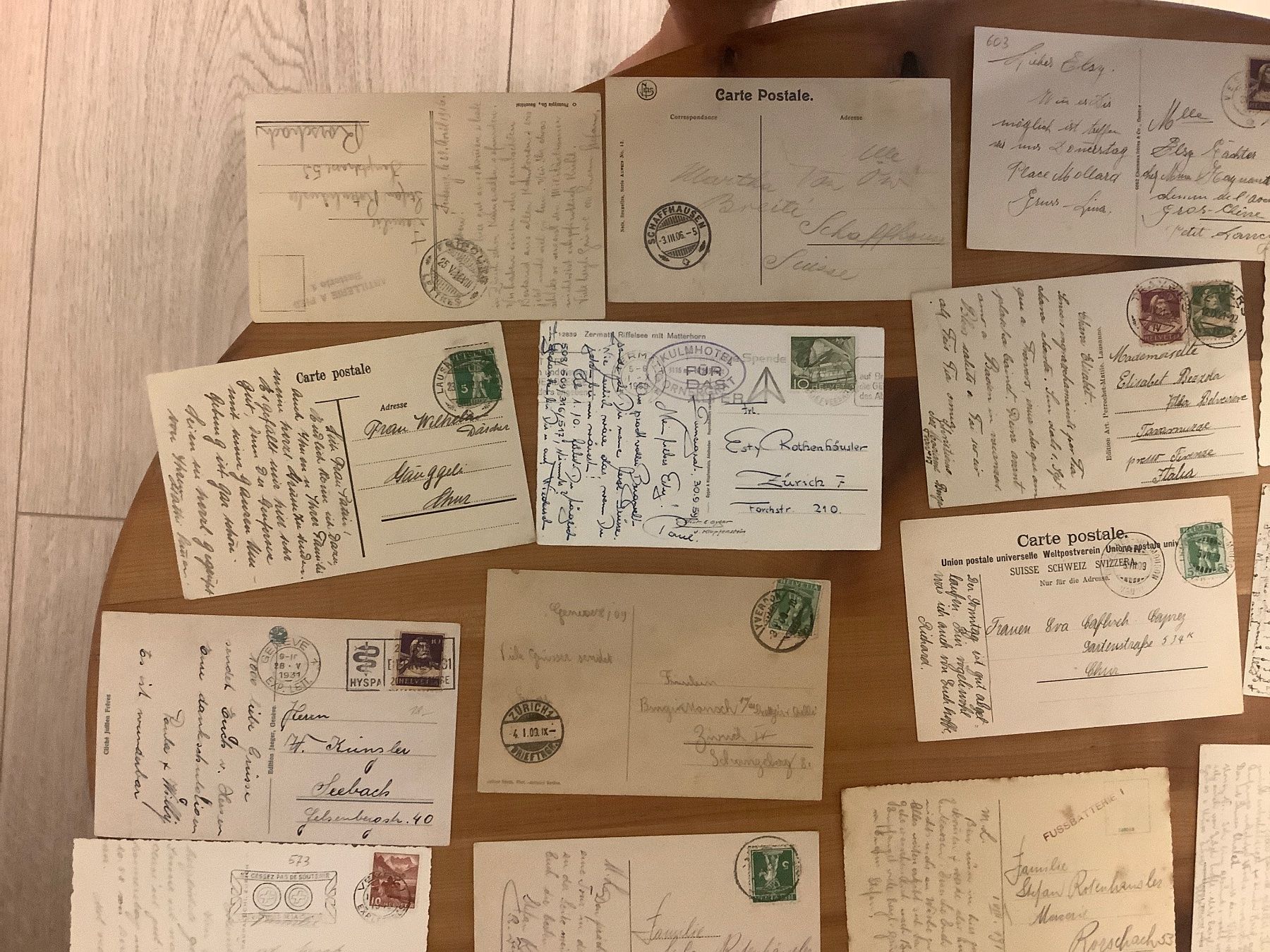 Cartoline postali: 23 gelaufene Ansichtskarten Westschweiz ab 1906 – Usato da St. Gallen venduto da herbrig2 8