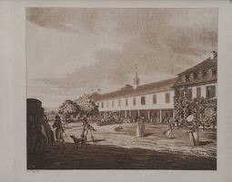 Schinznach Bad Neujahrsblatt mit Ansicht 1813