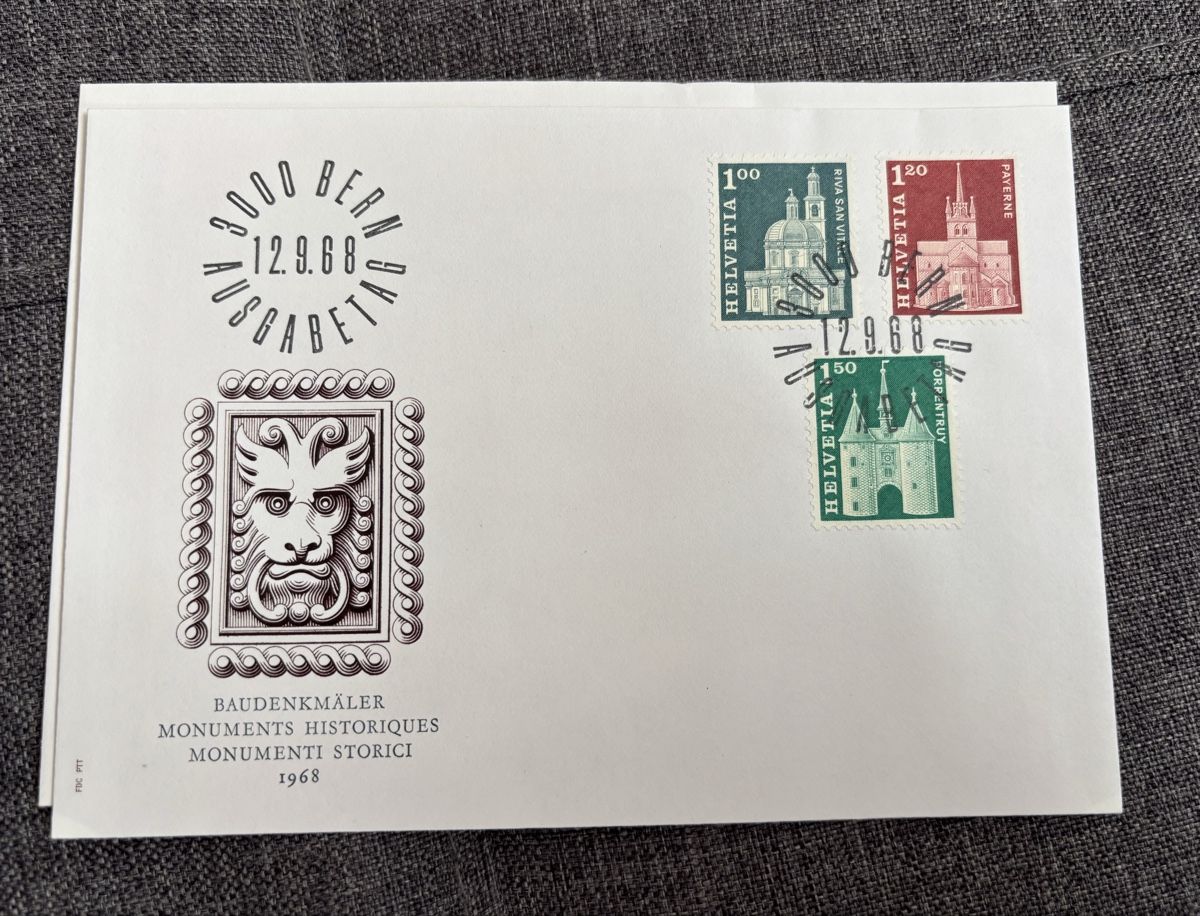 Tous les timbres: Ersttagesbriefe Baudenkmäler  – Neuf (Voir description) à Binningen par Alpakat 1
