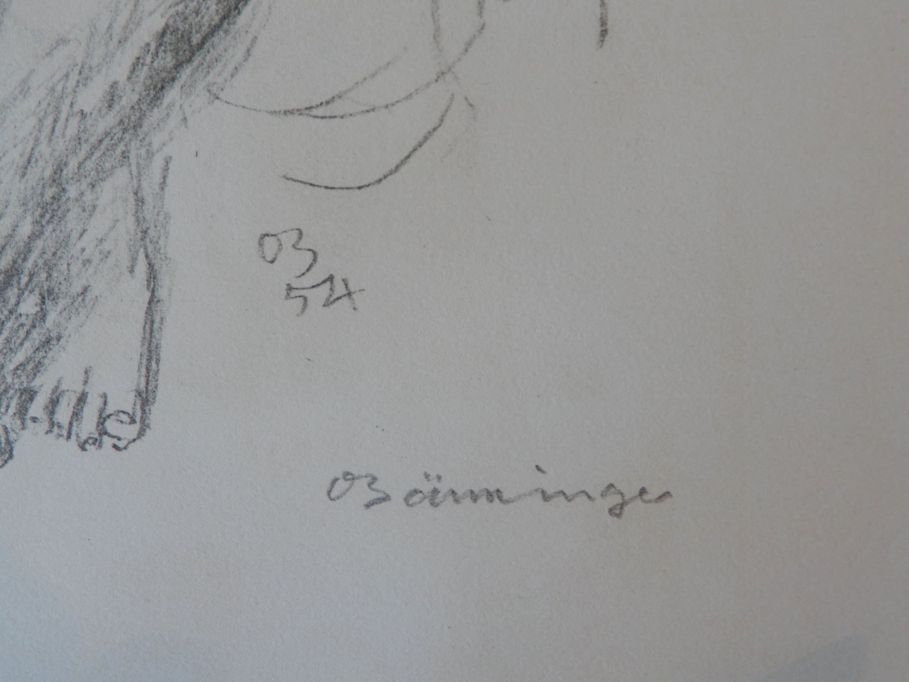 Dipinti: Otto BÄNNINGER 1897-1973 G. Richier – Usato da Emmenbrücke venduto da Kunstankaufverkauf9 2