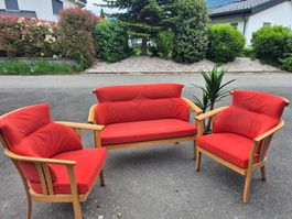 Salon, sofa+2 fauteuils ALBIN HYSSNA Suède années 1960