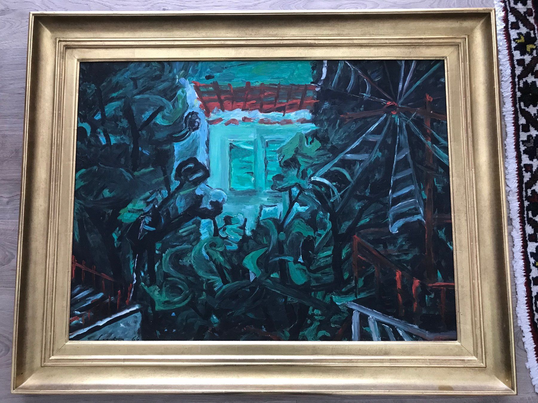 Dipinti: Oel Bild Moderne Kunst – Usato da Interlaken venduto da Beny-Box