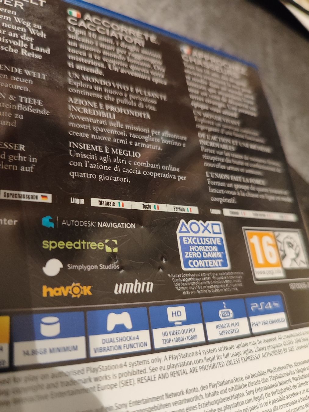 Giochi: Monster Hunter World PS4 Gebraucht – Usato da Wittnau venduto da Devilkiss 2