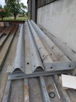 Leitplanken Elemente verzinkt inkl 5 Pfosten m. Bodenplatten